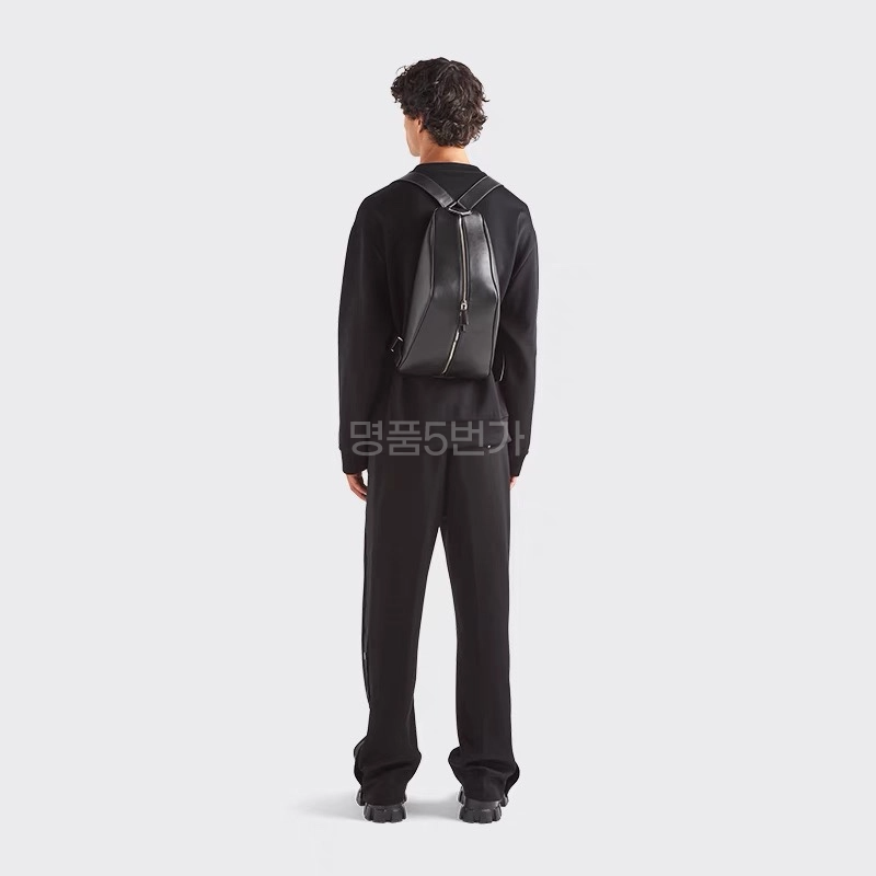 프라다 테크니컬 코튼 스웨트셔츠 블랙 상품 이미지 3